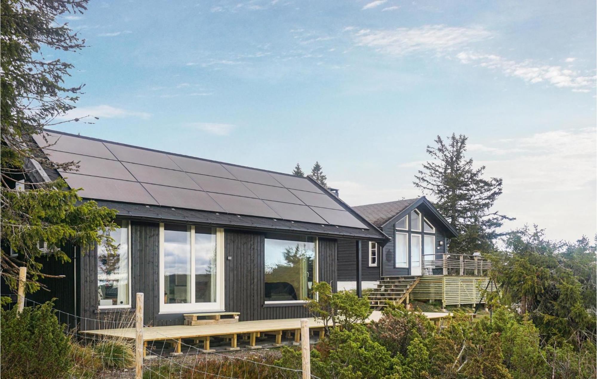 Amazing Home In Sjusjoen With Kitchen Eksteriør billede