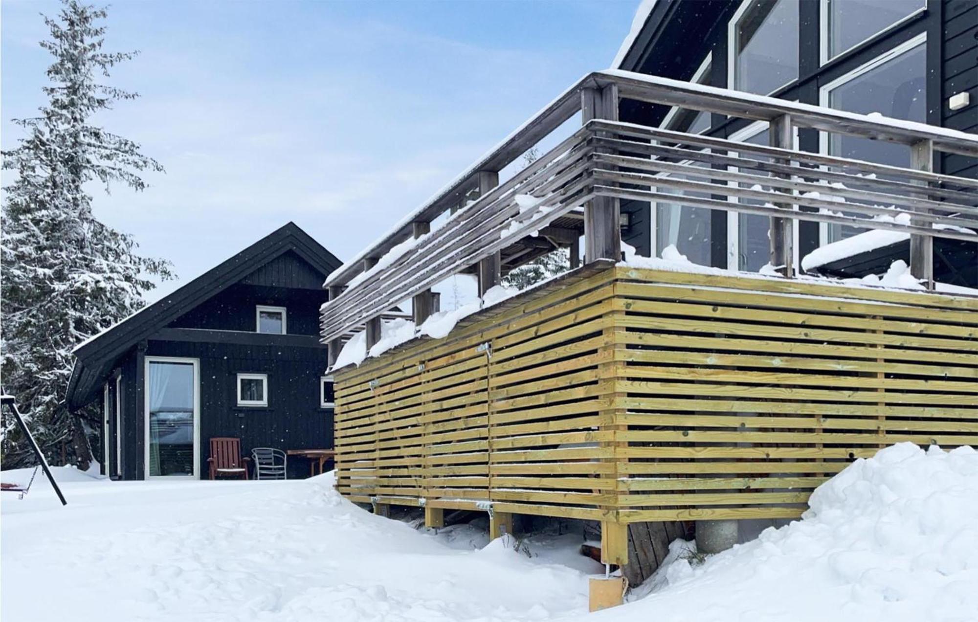 Amazing Home In Sjusjoen With Kitchen Eksteriør billede