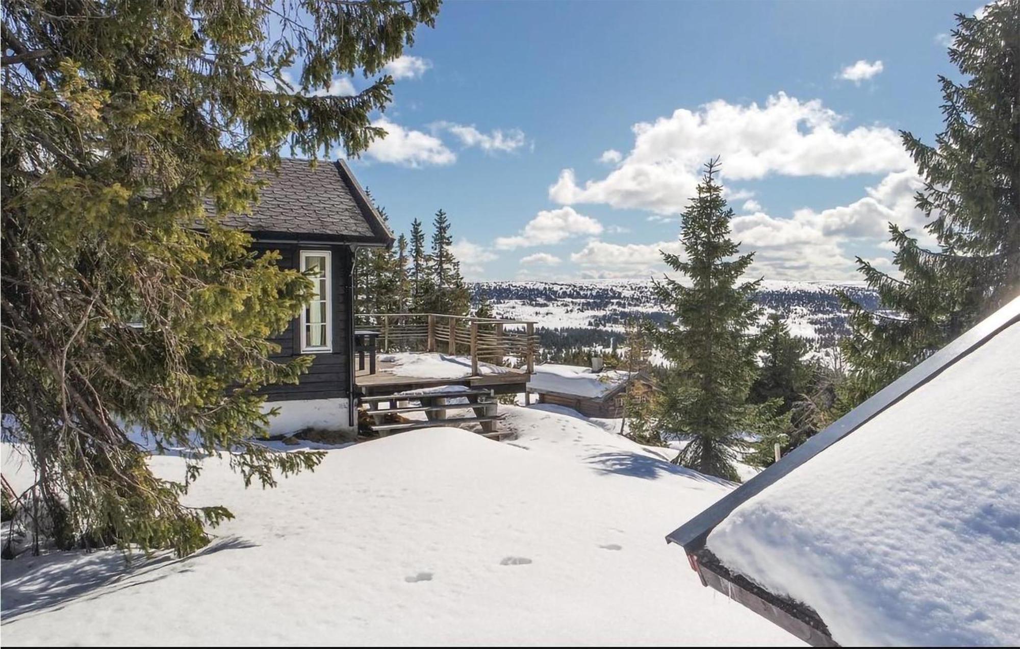 Amazing Home In Sjusjoen With Kitchen Eksteriør billede